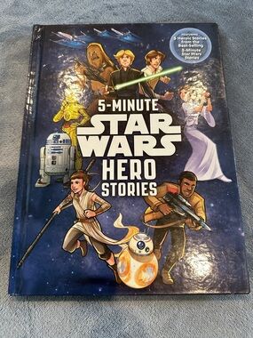 3/$10 5-Minute Star Wars Hero Stories - Blue Illustrated Kids Book